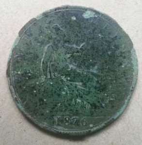 1876 penny